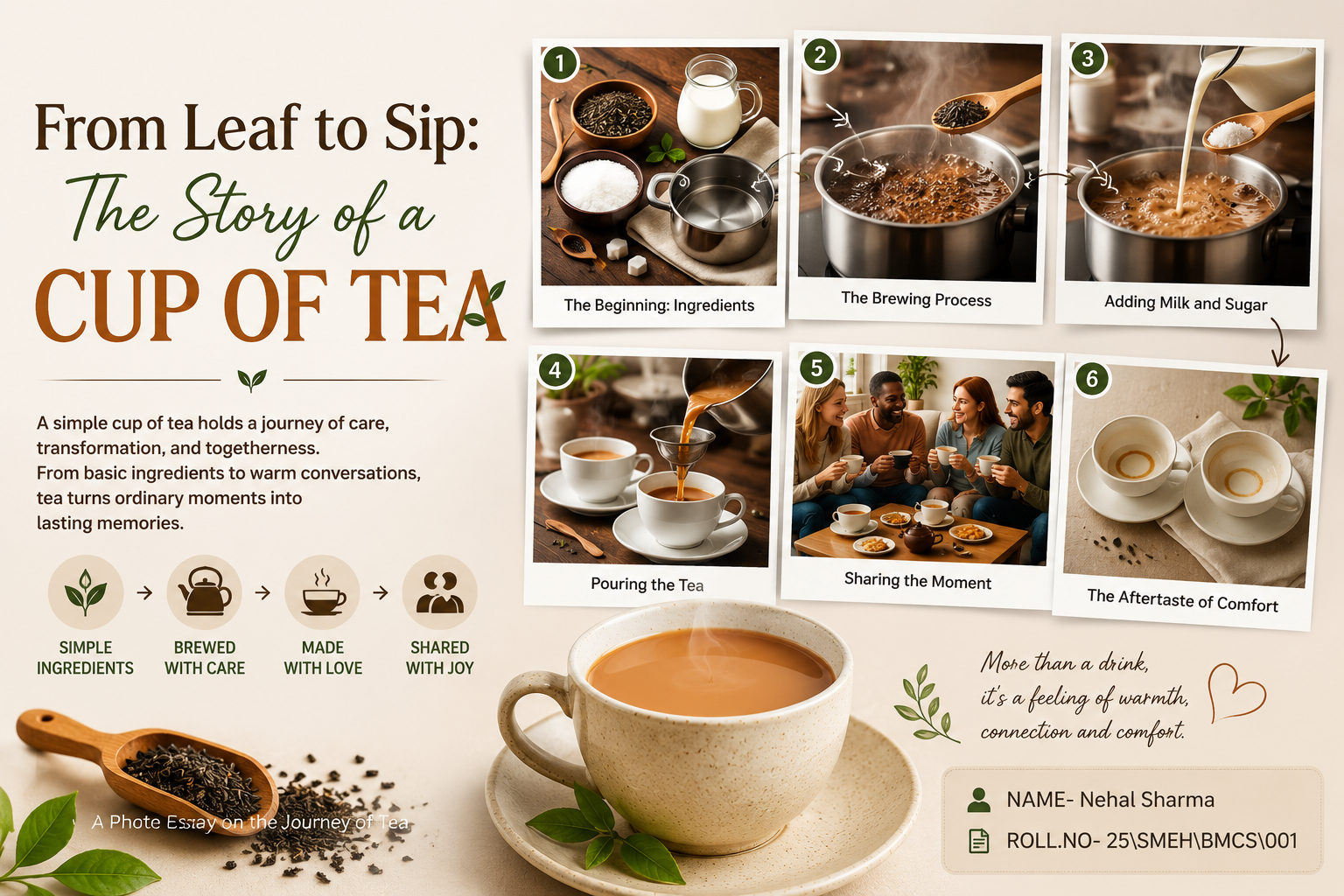 From Leaf to Sip: The Story of a CUP OF Tea